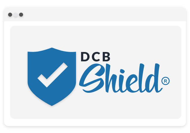 Illustration of DCB shiled in a browser