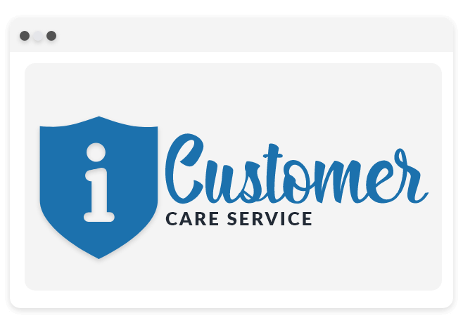 Illustration du Customer Care DV Pass dans un navigateur