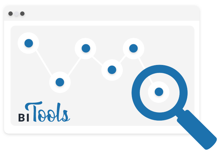 Illustration of analtyics charts in a browser page