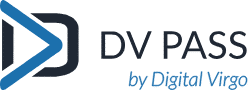 DV Pass logo, a Direct Carrier Billing solution powered by Digital Virgo